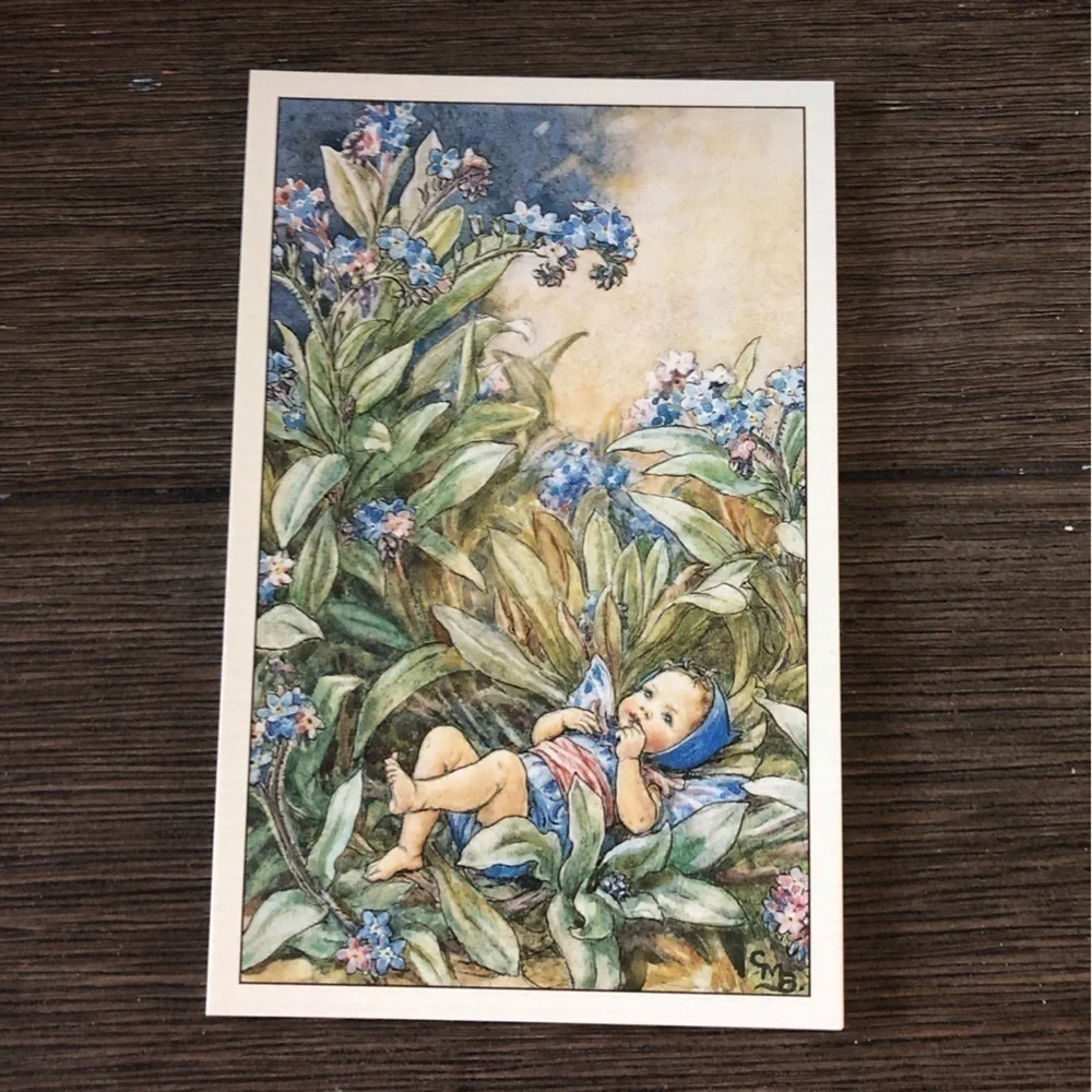 Garden Flower Fairies by: Cicely Mary Barker postcard set #16